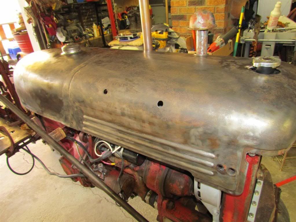 Hood work Farmall Cub